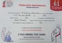 Entrega Premio Concurso Jóvenes Talentos Relato Corto